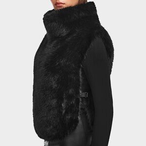 RUDSAK Black Fur Vest
